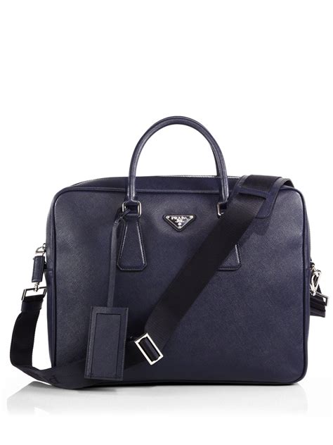 prada man bag blue|prada briefcases men's bags.